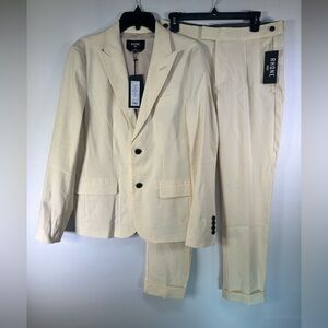 Rhone Beige‎ Cream Linen Suit